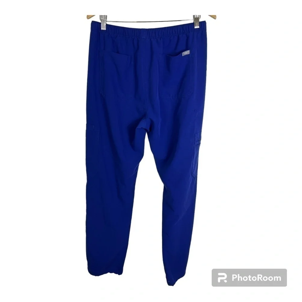 FIGS Mens Cairo Cargo Scrub Pants Blue TM3001 Size Large